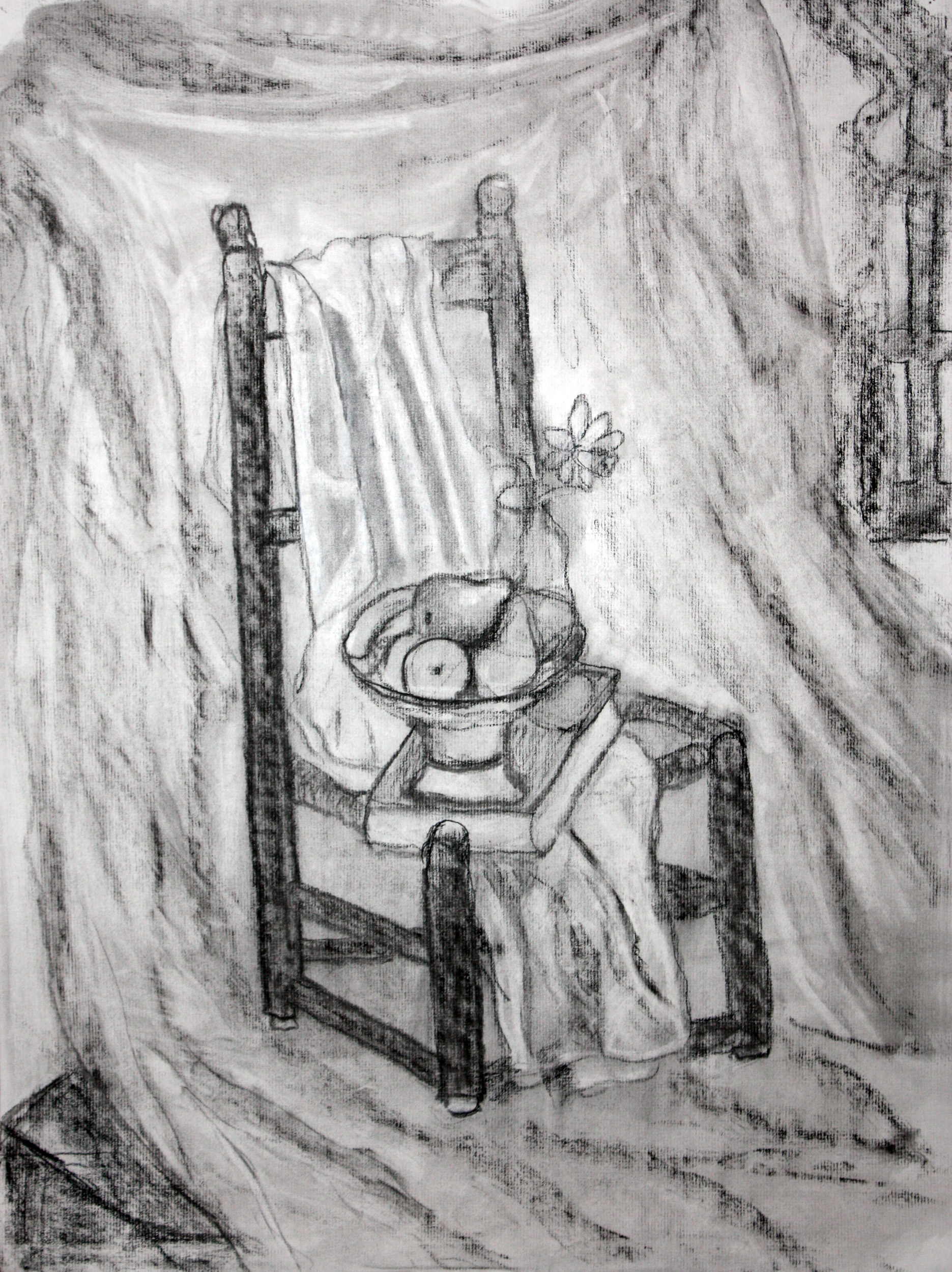 Valerie Lee Artist - Chair after Van Gogh Bedroom