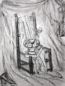 Valerie Lee Artist - Chair after Van Gogh Bedroom