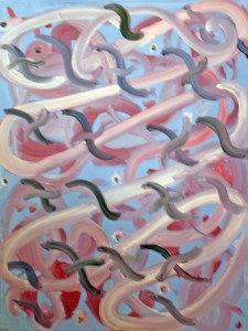 Valerie Lee Artist - Cosmic Interdimensions - Blue