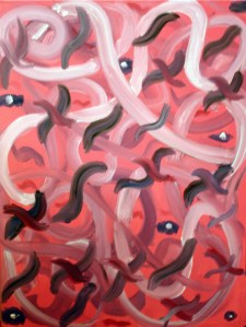 Valerie Lee Artist - Cosmic Interdimensions Red