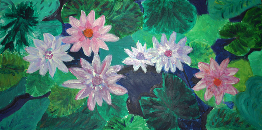 Lotus Garland by Valerie Lee