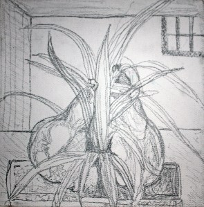 Valerie Lee Artist - Palms and Pears with Tinge of Green