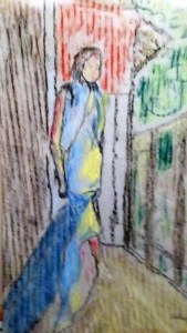 Vogue, Pastel, 11"×17" by Valerie Lee